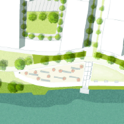 Fraser Mills Urban Beach masterplan map play