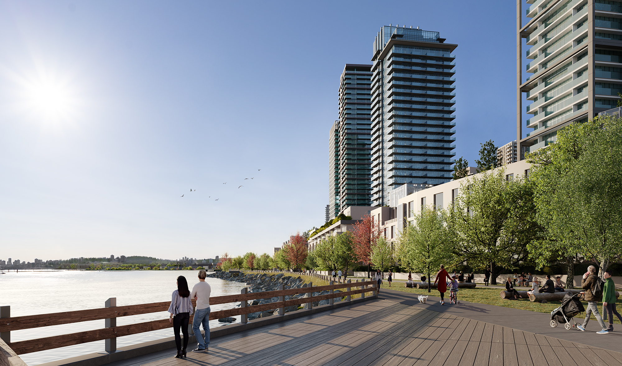 waterfront living coquitlam Fraser Mills